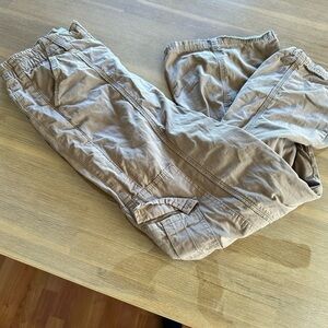 BDG Light Brown Wide Leg cargo Pants. Skater girl. Junior XS